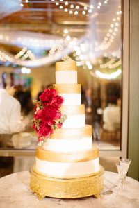 Dallas Arboretum Wedding Brides Cake Photo