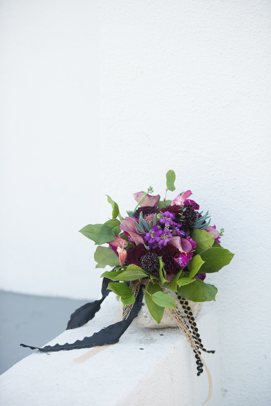 The York Manor Los Angeles Wedding Planner Styled Photoshoot Bouquet Ribbons photo