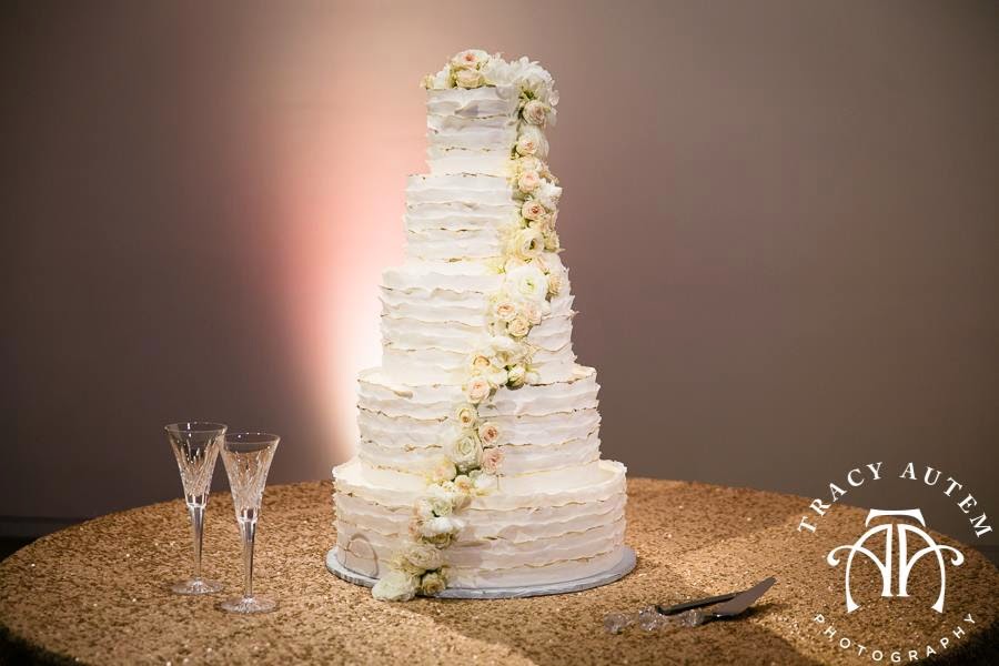 Modern Art Museum Fort Worth Wedding Brides Cake Photo