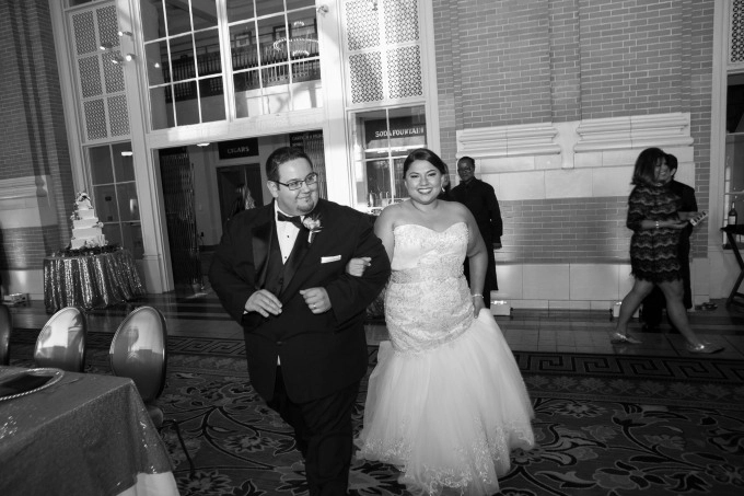 Union Station Dallas Wedding Bride and Groom Photo