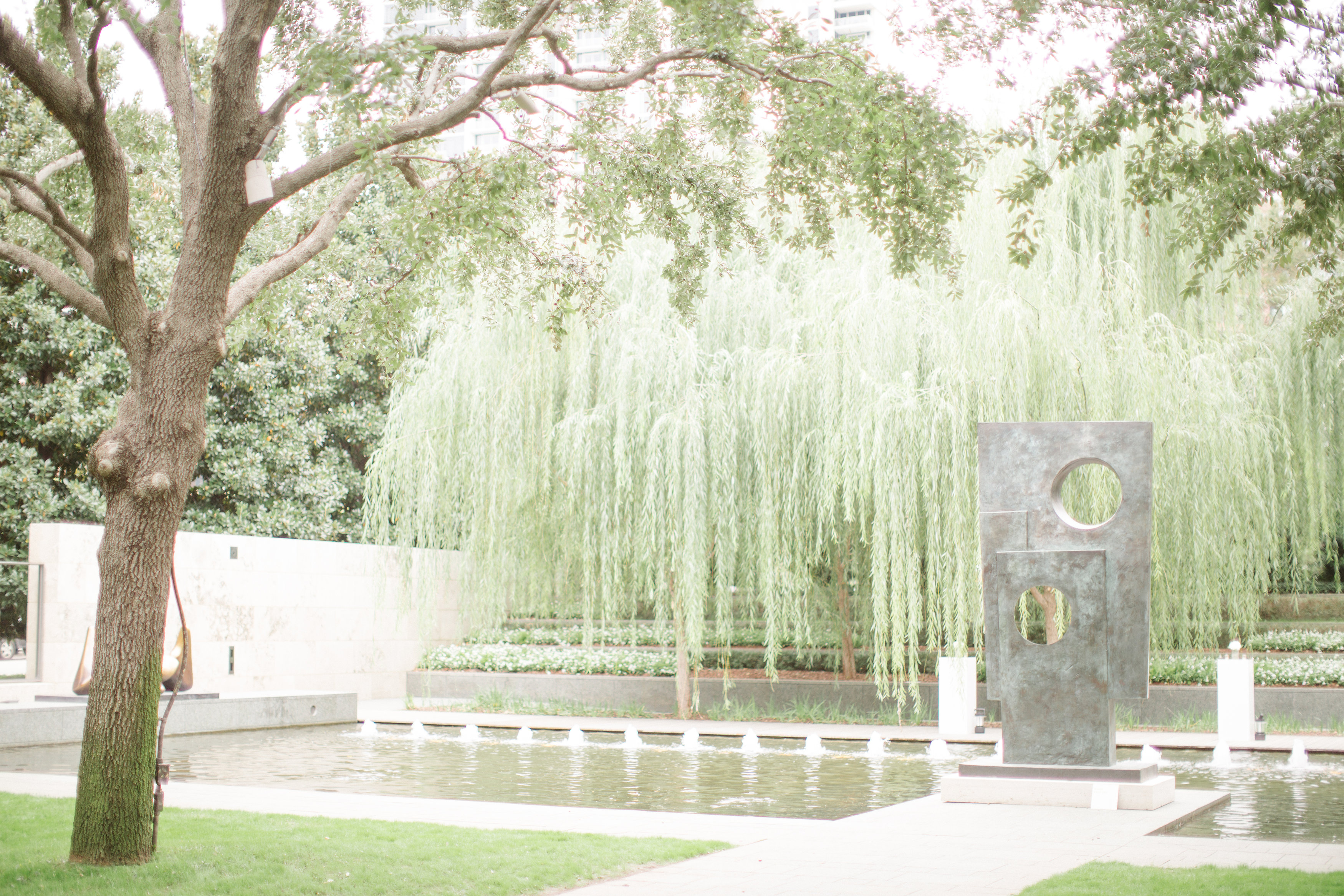 Nasher Sculpture Garden Wedding photo