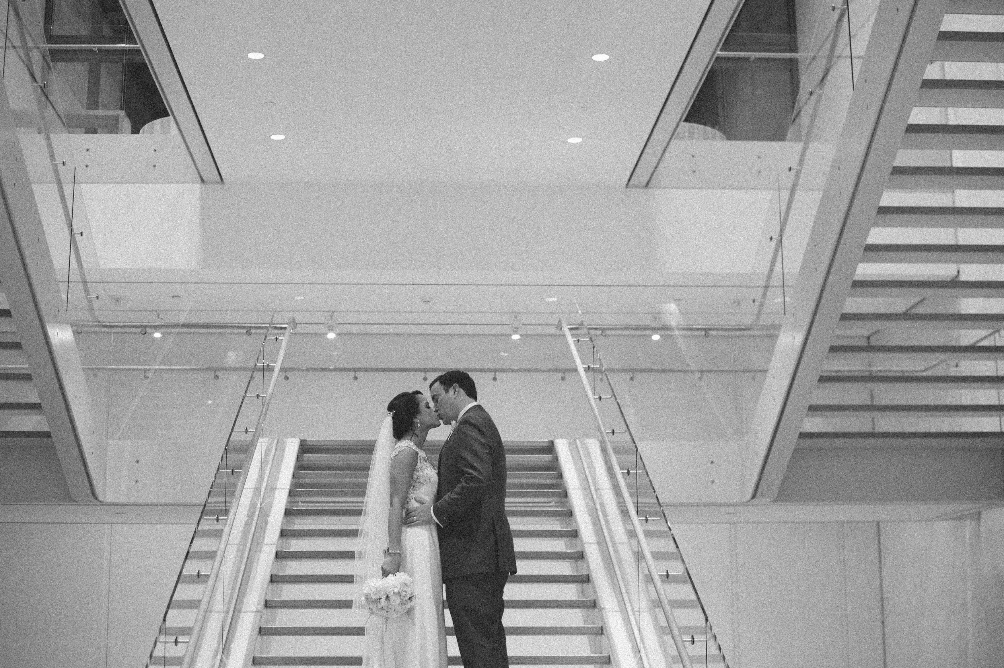 Nasher Supture Center Wedding Photo