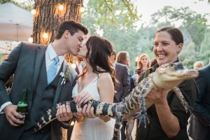 Fort Worth Zoo Wedding Reception Photo