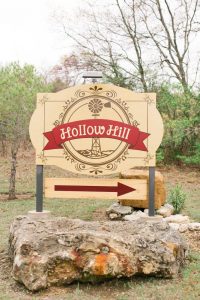 Hollow Hill Farm Wedding Sign Photo
