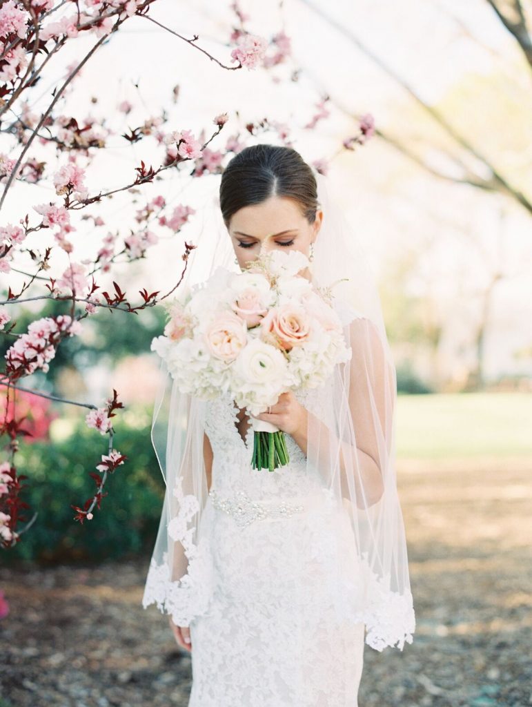 Classic Arboretum Wedding Bride Photo