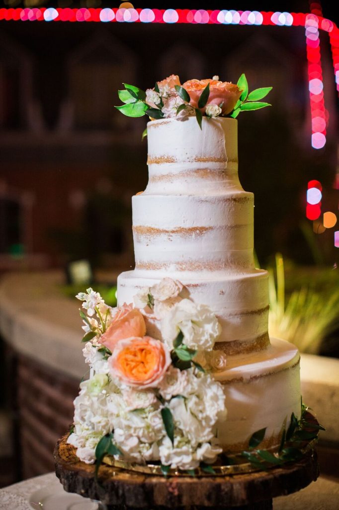 Reata Fort Worth Wedding Reception Cake Photo