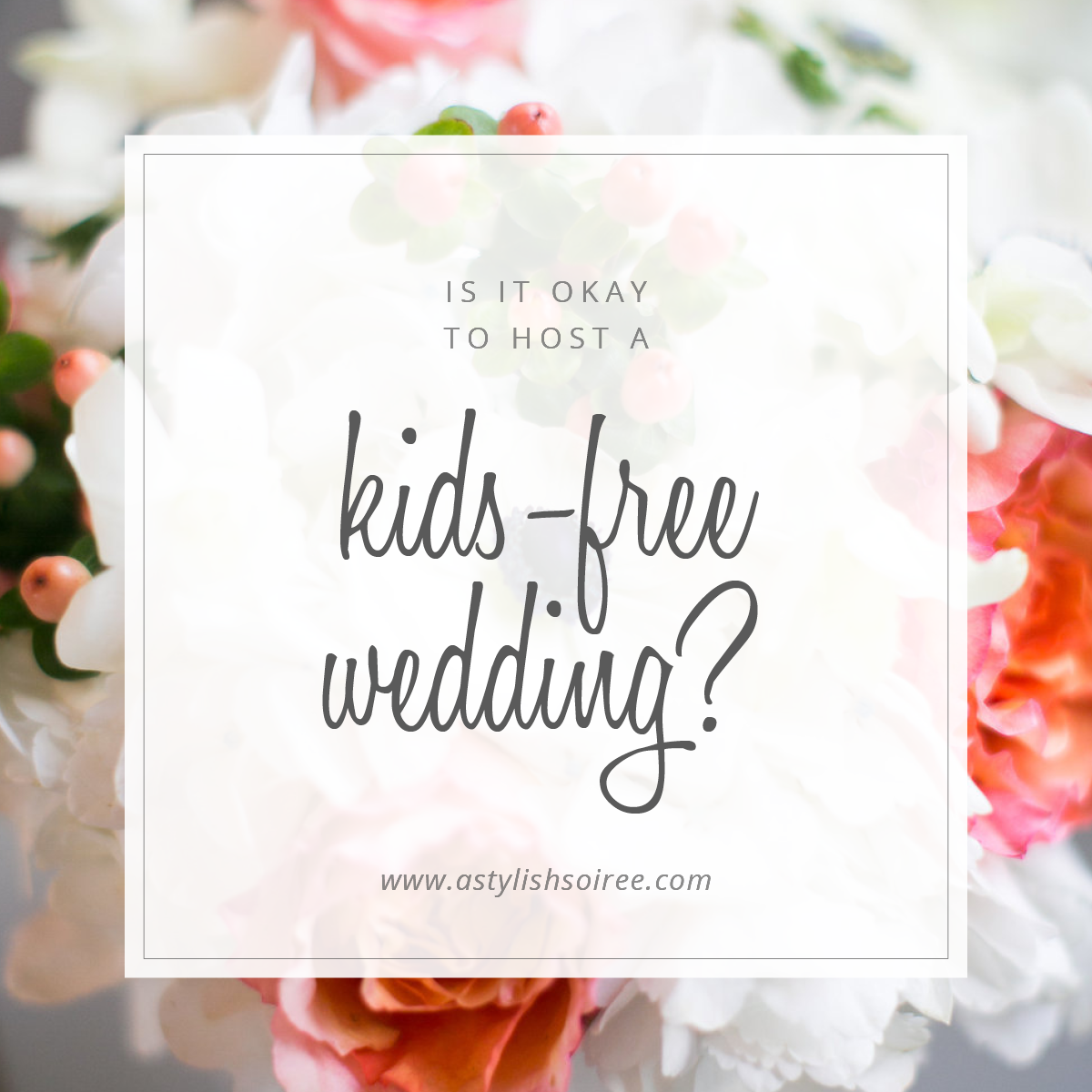 DFW Wedding Planner | Kids-Free Etiquette