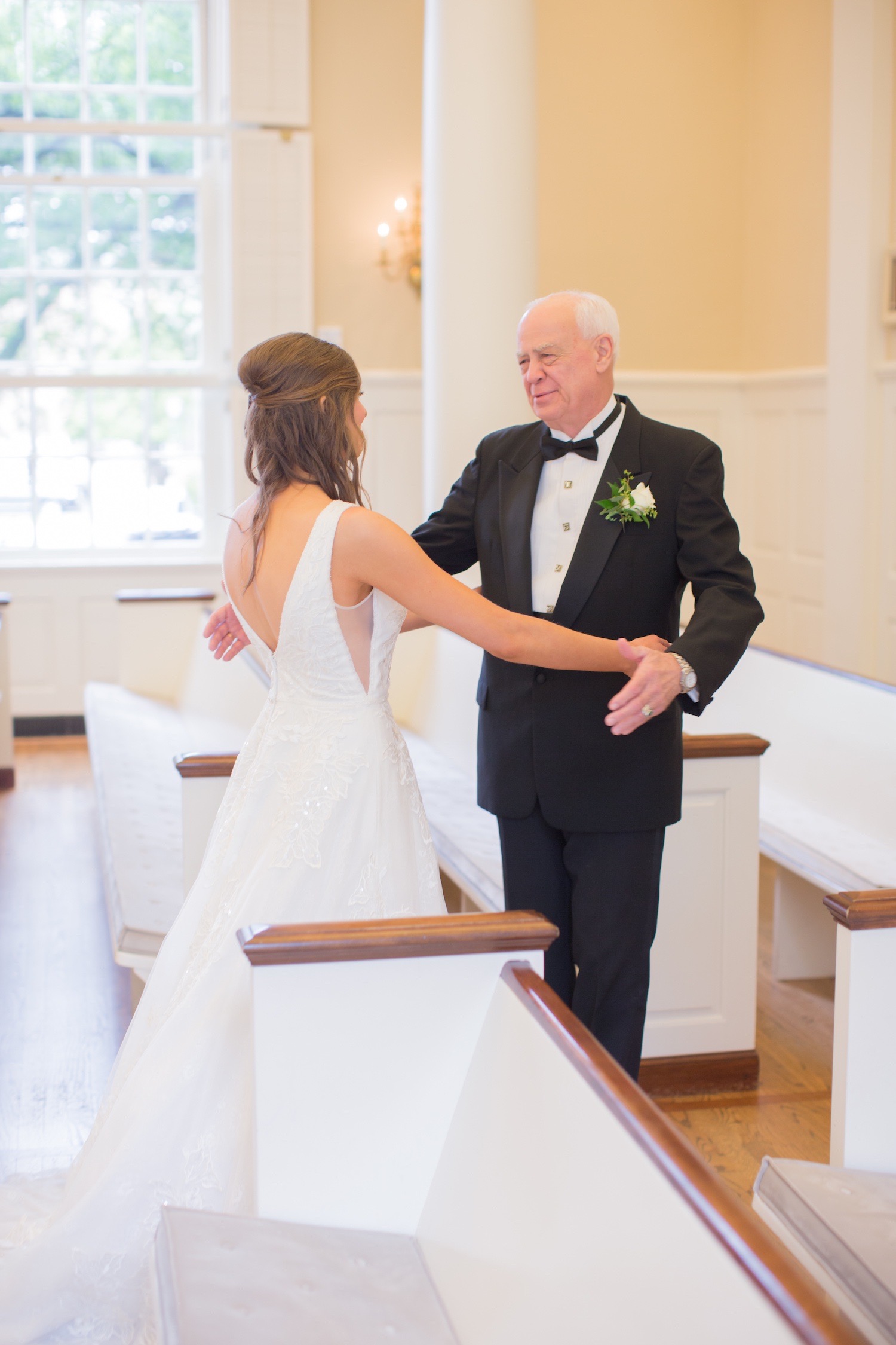 Father of the bride, Perkins Chapel Ceremony